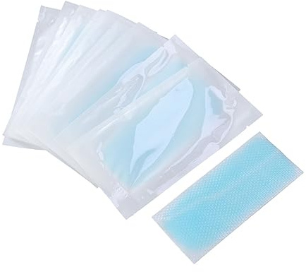 ELAYARD 10 Pezzi Strisce Rinfrescanti in Gel per e Raffreddamento Adesivi Ghiaccio per Fronte per Alleviare Denti Sonnolenza Affaticamento e Insolazione Rapido e Duraturo