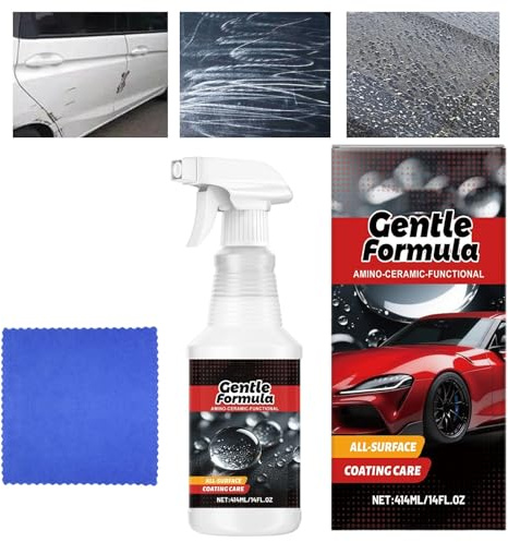Auto Ceramica Sigillante Set - 414 Ml Nano Rivestimento Per I Veicoli Per Il Trattamento | Restauratore Per La Vernice Veicolo,Per Riparazione Protezione Brillante Rivestimento Esterno Moto Camion SUV