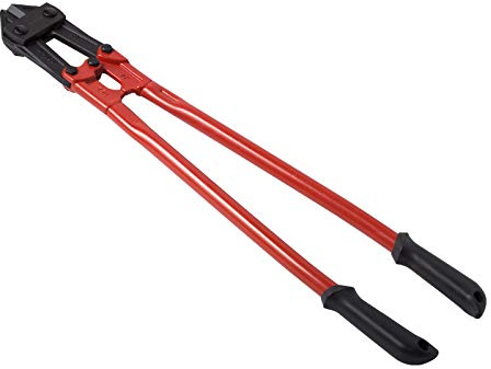 MAXPOWER 30 Inch Heavy Duty Bolt Cutter | Drop-Forged Chromoly Steel Blades for Maximum Cutting Force | Soft Rubber Grip Handles for Secure & Comfortable Use | Cuts Padlocks, Chains, Bolts, Wire Mesh