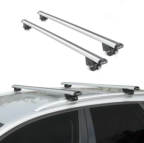 Dachträger Grundtäger für VW Tiguan mk1 2007-2016 100kg Alu Silber 2 TLG ABE