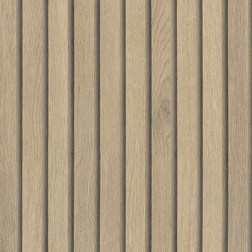 VaryPaper Papel Adhesivo Madera Marrón Claro 40cmx200cm Vinilo Efecto Madera Paneles Papel Tapiz 3d Vinilo Adhesivo Muebles Madera Papel Pintado pared Dormitorio Salon Revestimiento de Paredes Madera