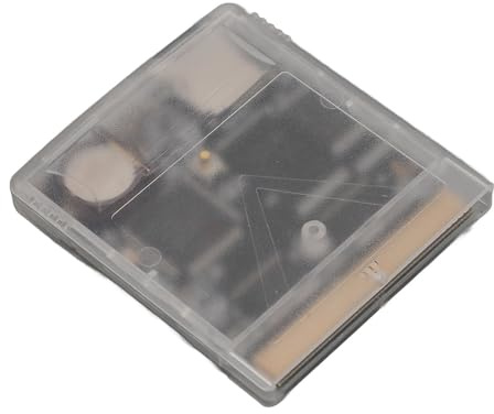 XUMIUZIY Game Video Cartridge for GB GBC GBA SP Game Console, 1000 in 1 Game Video Cartridge, Game Card Game Cassettes Support for MBC1, MBC2, MBC3, MBC5,Etc (White Transparent)