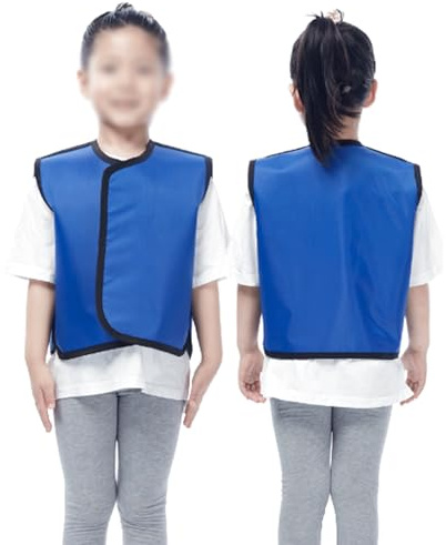 TYBGAU Boutique UK Ropa médica de Plomo para niños, Ropa de protección de Rayos X Dental, Delantal de Traje de Cuello de radiación Nuclear, 0,5mmPb