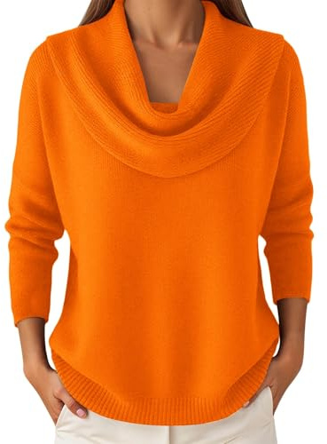 Pull Femme Pulls Femme Pull Col Roulé Marron Bleu Sweaters Marine Haut Chic Et Elegant Large Alpaga Chenille sous Cachemire Oversize Chauve Souris Épais Vêtements pour Femmes Norvégien XXXXXXL