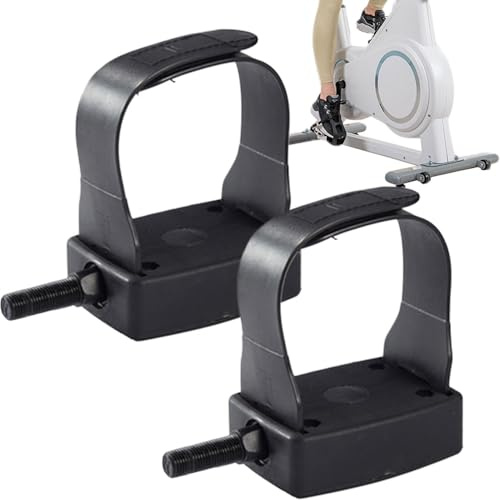 Pedales de repuesto para bicicleta de entrenamiento, para bicicletas de interior 2, elegante, accesorio de fitness ajustable, para ciclistas, ciclistas, multiusos, uso al aire libre, interior
