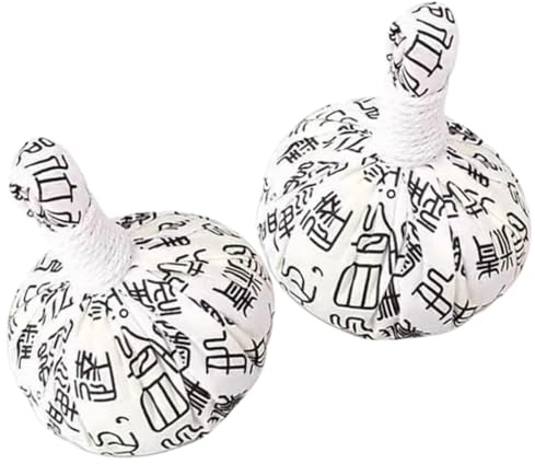 Toddmomy Herbal Massage Ball Double Set of 2pcs Cotton Cloth Warm Compress Tools for Full Body Muscle Stimulation and Comfortable