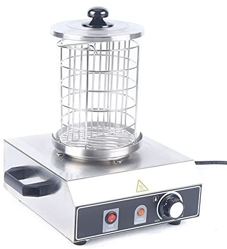 Hot Dog Maschine Elektrische Hot Dog Maker,Hot Dog Wärmer Hot Dog Maschine Bockwurstwärmer Würstchenwärmer 350/422W (350W)
