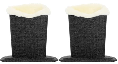 2 Pièces Porte-lunettes En Tissu Porte-lunettes En Peluche Support De Lunettes En Peluche Supports De Porte-lunettes Étui à Lunettes Doublé En Peluche Connexion Anti-rayures Luxe