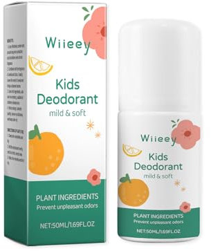 Natürliches Deodorant Für Kinder Und Jugendliche, Roll-On-Deodorant für Kinder, Haut schützen, Trockene Haut Verhindern, Frischer und Angenehmer Natürlicher (1)