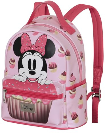 Disney Minnie Mouse Muffin-Small Heady Backpack, Pink, 22 x 25 cm, Capacity 8 L