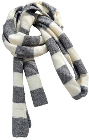 Kashmirscarf， Ullhalsduk for kvinnor flerfärgad 190x10cm(Ash)