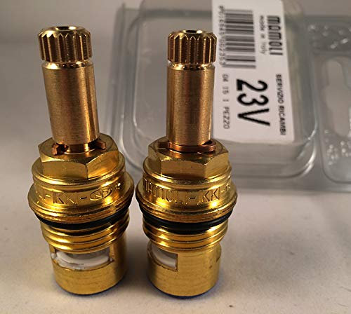 Mamoli Ricambio Coppia Vitoni 23V Ceramico 180°Asta 23