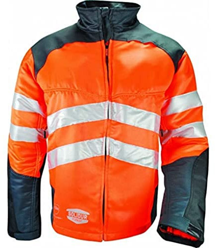 Solidur HVVEOR - Hi - Vis en Iso 20471 Class 2 - Veste Anti-Coupure - Classe 1 Type A - Confort et Protection Exceptionnels - Taille 4XL - Orange