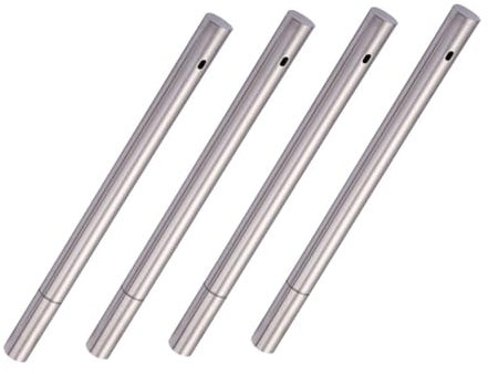 VANZACK 4pcs Stainless Steel Barbecue Skewer Holder Skewer Buckets Storage Holders for Bbq Accessories