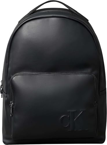 Calvin Klein Bold CK Round Backpack Lv04D3246G, Zaino Adulto, Black (Black), Taglia Unica