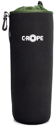 C-Rope Neopren Objektivbeutel mit Fleece-Fütterung, Objektivköcher für Objektive und Kamerazubehör, Größe XXXL