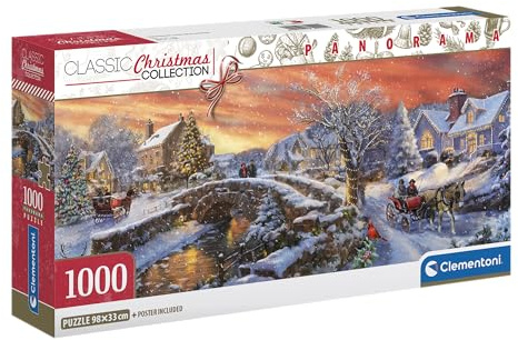 CLEMENTONI, PZL 1000 Panorama Christmas Over The Bridge Compact, 39999