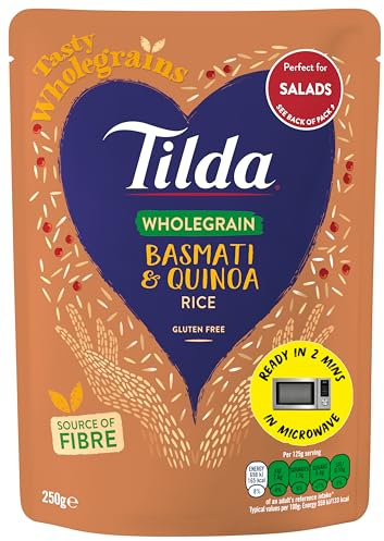 Tilda Microwave Wholegrain Basmati Rice and Quinoa 250g