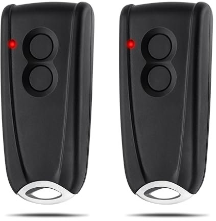 pepape 2 Stück Garagentoröffner Fernbedienung für EcoStar Handsender RSC2-433 RSE2-433, mit Metallboden, Kompatibel mit Hörmann Garagentorantrieb Liftronic 500/700/800, Portronic D2500/D5000/S4000