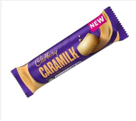 dnaaz 3 x Caramilk Golden Caramel Chocolate Bar 4 Pack 112g Delicious Tasty And Twisty Treat Gift Hamper For Birthday,Christmas