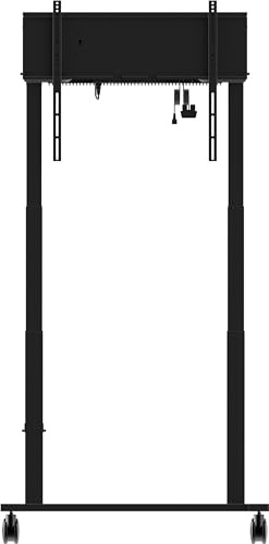 iiyama MD-CAR2031-B1 Elektrische höhenverstellbares (950mm) Pylonensystem auf Rädern mit Zwei Säulen für Displays bis 98 und VESA 800x600mm, max. 120 kg