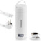 NVIYAM Reise Wasserkocher Klein, 380ml Elektrisch Wasserkocher,Mini Wasserkocher mit Temperatureinstellung und Automatischer Abschaltung für Unterwegs,220 V/ 300W Thermoskanne Camping Wasserkocher