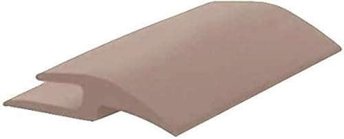 Roppe Vinyl Ceramic Wood Carpet Transition Profile #182, Fawn, 3/8 H X 12' L X 1-1/2 W
