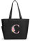 KALIDI Handtasche Damen A-Z Reißverschluss Schultertasche,Personalisierte Initialen Tragetasche Geschenke für Damen,Strand,Reisen,Einkaufen,Schule