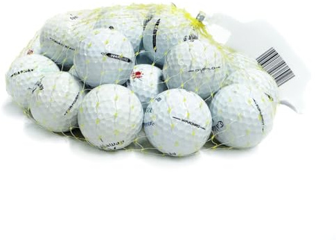 Palline da golf riciclate e usate per Callaway Mix (Warbird, Superhot, HX Diablo, Supersoft e altri modelli) – 50 palline da golf - AAA/AA – buone condizioni – Confezionate in sacchetto a rete