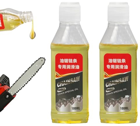 2 X 100 Ml Aceites Para Motosierra Polvo Sintético Multiusos, Aceite Cadena Motosierra Resistente a La Corrosión, Para Motosierras Inalámbricas, Rieles Guía, Garajes Y Cortasetos