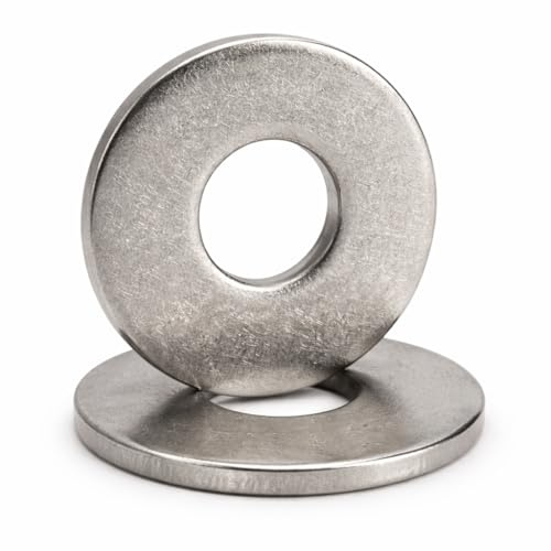 M6 Arandelas DIN 9021 Acero Inoxidable A4 (AISI 316) – 50 Piezas | Arandela Ancha | Compatible con Tornillos DIN 912 y Tuercas DIN 985