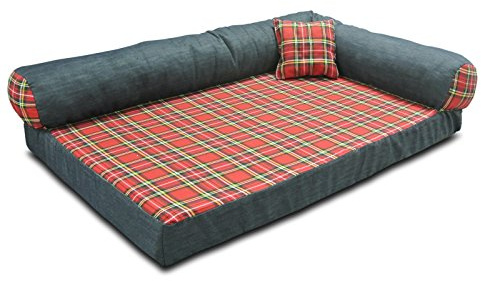 Baldiflex - Cuccioletti, Materassino Cuccia Letto Cuscino Morbida per Cane e Gatto Tobia, 115x70cm