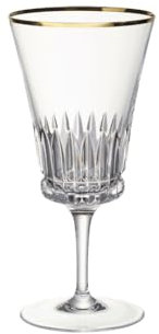 Villeroy und Boch Grand Royal Gold Wasserkelch, 390 ml, Kristallglas, Klar