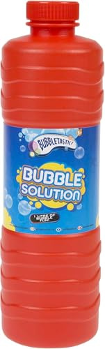 Grafix Solución de Burbujas Premium, 1 litro de Mezcla de Burbujas con Varita para máquinas de Burbujas, Juegos Gigantes de jardín Esenciales para niños, Juegos al Aire Libre Burbujas para niños