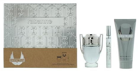 PACO RABANNE INVICTUS SET 50ML EAU DE TOILETTE SPRAY+100ML SHOWER GEL+10ML MINI - 1 SET