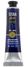 TITAN ARTS - Huile extra fine Titan 20 ml - 52 bleu cobalt foncé série 5