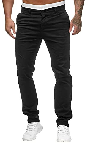 Pantalon Chino Homme Classique À Devant Plat Pantalon Décontracté Léger Et Confortable Pantalon Habillé D'Été avec Poches Pantalon d'affaires pour Les Occasions Formelles