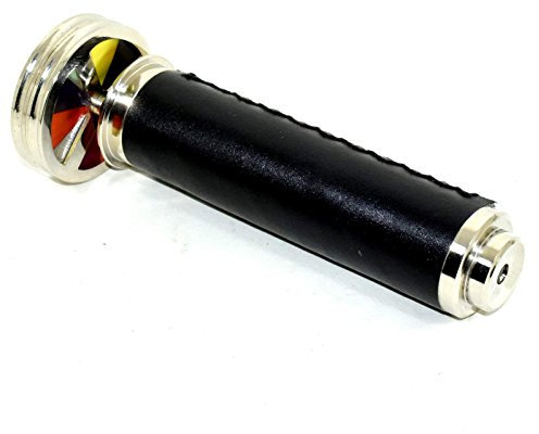 Eve.store Ottone Doppia Ruota Caleidoscopio Pelle Stile Antico Vintage Regalo da Collezione. SD6534