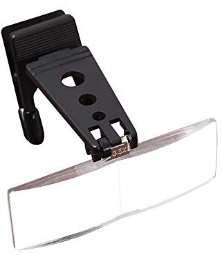 Xpccj Clip-On Magnifiers For Glasses, Lenses Magnifying Spectacles, Reading Glasses Magnifiers Lenses Readers Unisex - 1.5x, 2.5x, 3.5x Magnification