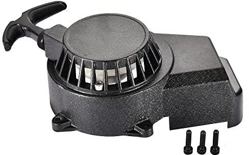 WOOSTAR Arrancador de Retroceso Reemplazo para 2 Tiempos 47cc 49cc Pocket Bike Dirt Bike Mini ATV Motor Negro
