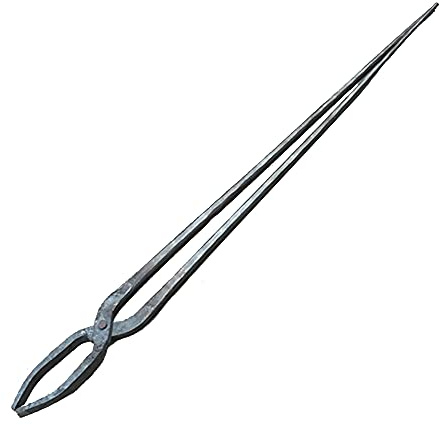 Pince de forge Tenailles de forge Pince de forge à nez rond Enclume Etau Forge 4PCS 75/80/1.15cm Tenaille de forgeron pour l'ingénieur Forgeron Forge,B1.15m