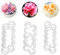 9 Pcs 3 Sizes Roses Carnations Peony Mould 3D Petal Cutter Cake Decorating DIY Baking Accessories Mould Fondant Rose Decorating for Cake Decorating Supplies Tools