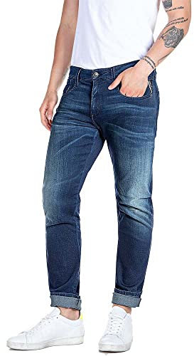 Replay Men's Anbass Forever Blue Jeans, 009 Medium Blue, 34W x 34L