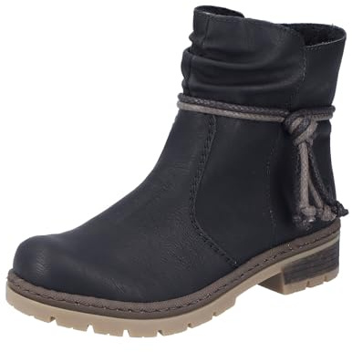 Rieker Damen Y7463 Mode-Stiefel, schwarz 00, 41 EU