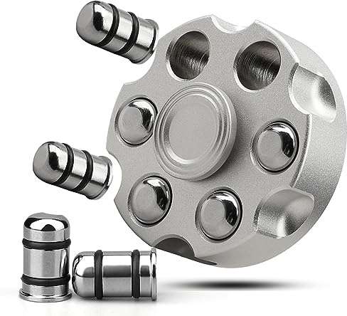Cool Alloy Fidget Spinner Toys Metal for Kids Adults, Fidget Cube Block Chain Small Sensory Gadget Finger Hand Spinner Cool Gadget Stuff Gift for Men, Desk Spining Top Toy Best Gift Party Favors