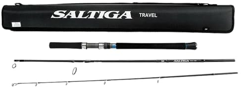 SALTIGA Inshore Travel Rod, Sections = 3, Line Wt = 8-17lb