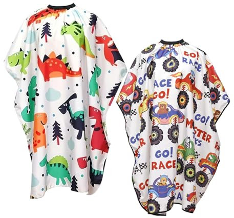 2 Stücke Haarschnitt Friseurumhänge, Universal Barbier Cape, Friseursalon Umhänge Wasserdicht, Einfach zu Säubern, 140 cm × 100 cm, Farbe