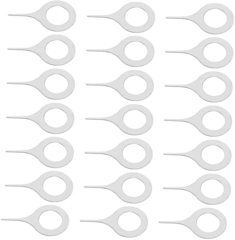 LIGIGWASH 100pièces Outils Éjection Sim pour Smartphone Aiguilles Acier Inoxydable pour Retrait De Carte Sim Accessoire Pratique pour Téléphones Mobiles