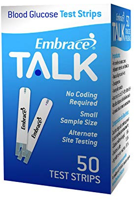 Embrace Blood Glucose Test Strip 50ct