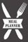 Meal Planner: Make your own Meal Plan | Menu Prep Planner Notebook Journal | Knife and Fork Cover Theme